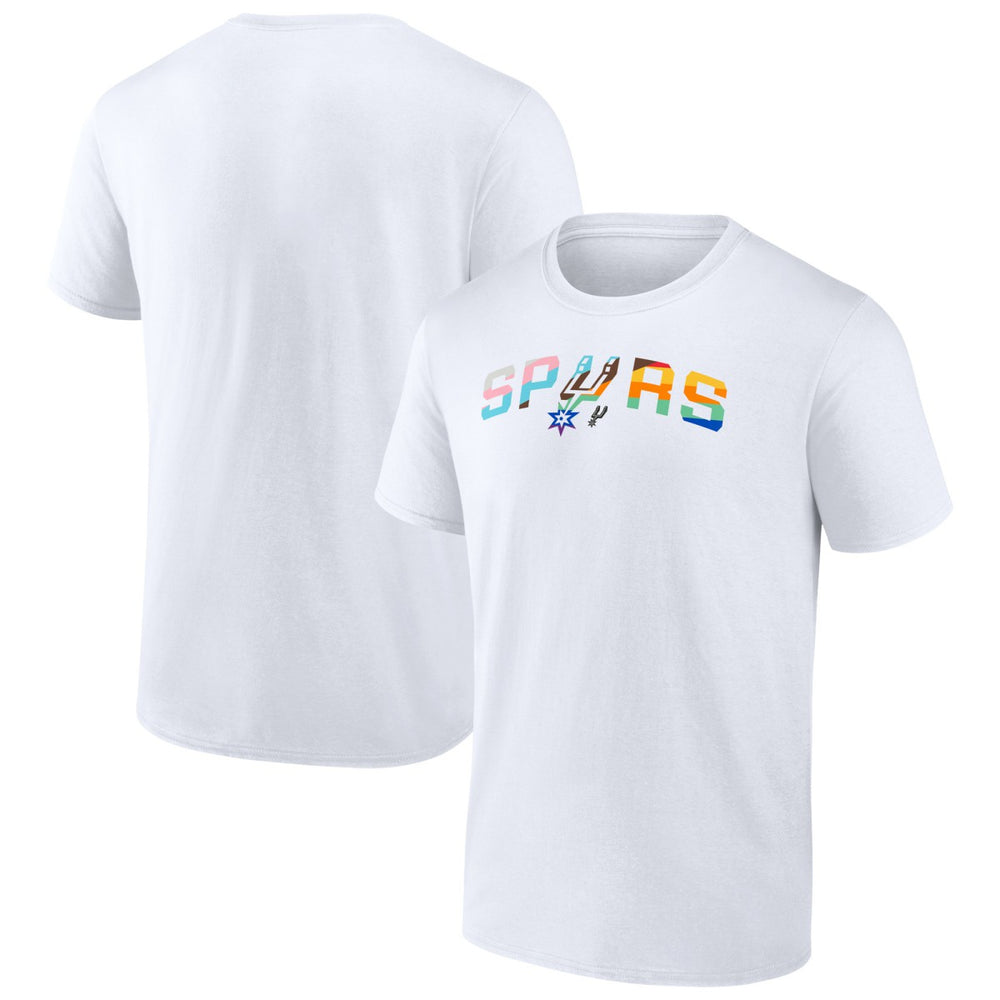 San Antonio Spurs Pride T-Shirt White