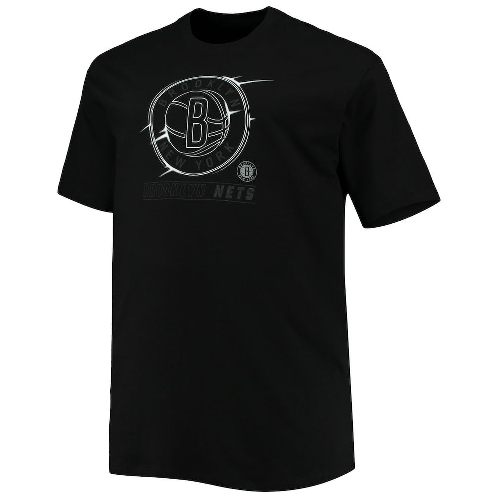 Brooklyn Nets Big & Tall Pop T-Shirt Black