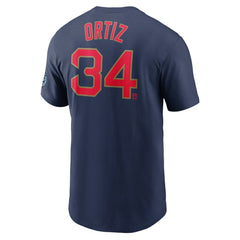 David Ortiz Boston Red Sox Nike Name & Number T-Shirt - Navy - Nike Lifestyle