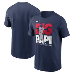 David Ortiz Boston Red Sox Nike 2022 Hall of Fame Essential T-Shirt - Navy - Nike Lifestyle