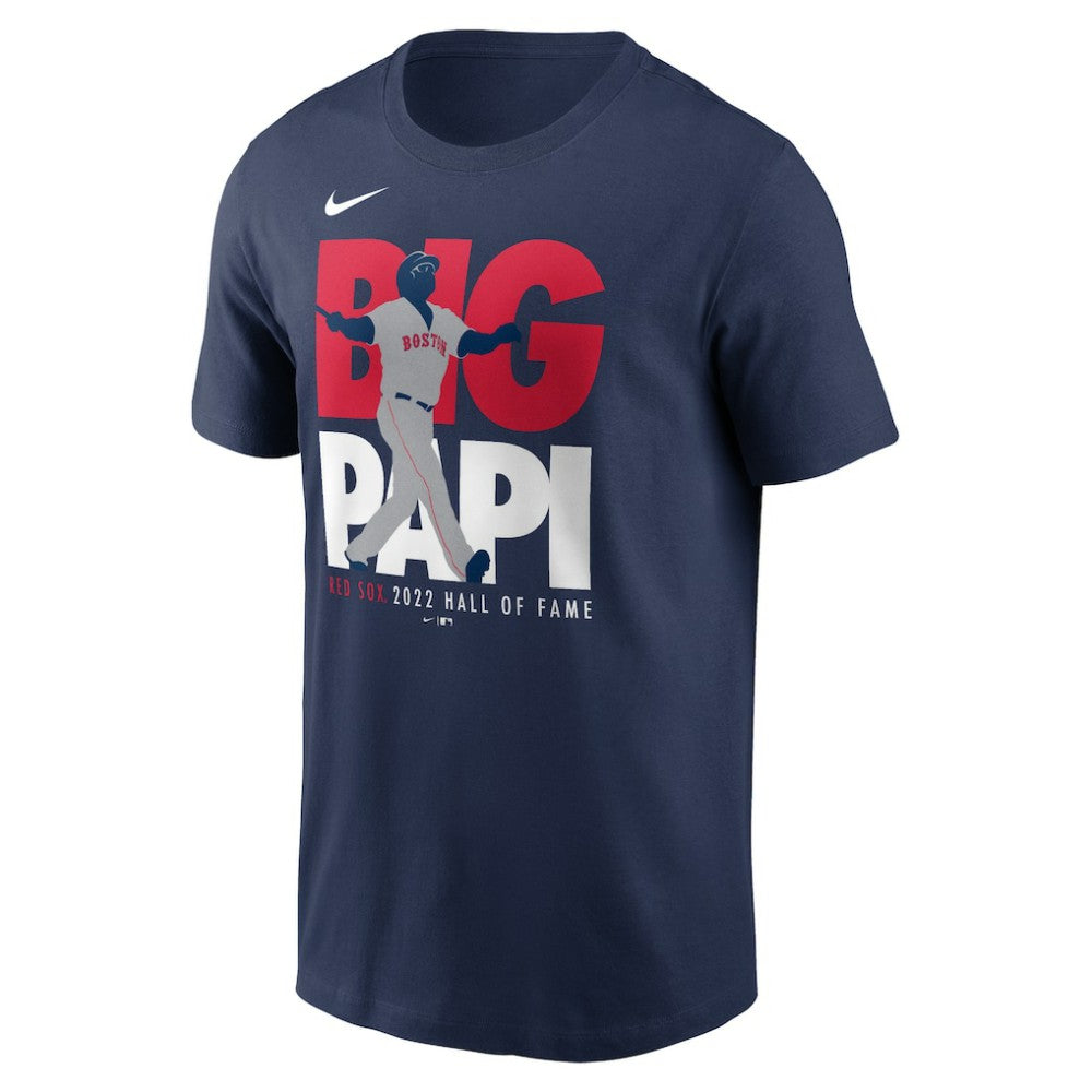 David Ortiz Boston Red Sox Nike 2022 Hall of Fame Essential T-Shirt - Navy - Nike Lifestyle