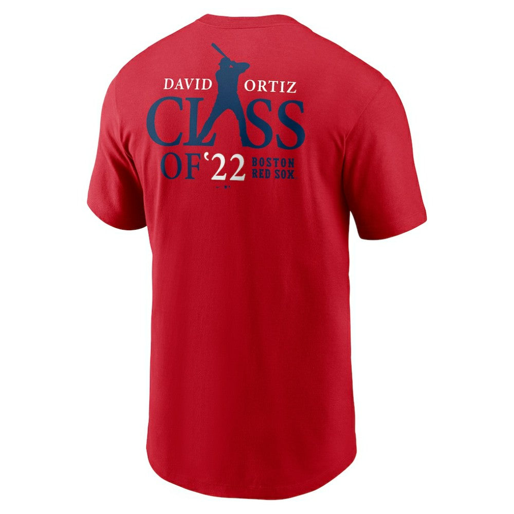 David Ortiz Boston Red Sox Nike 2022 Hall of Fame Essential T-Shirt - Red - Nike Sale