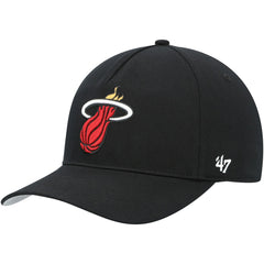 Miami Heat '47 Hitch Snapback Hat Black | 47 brand US