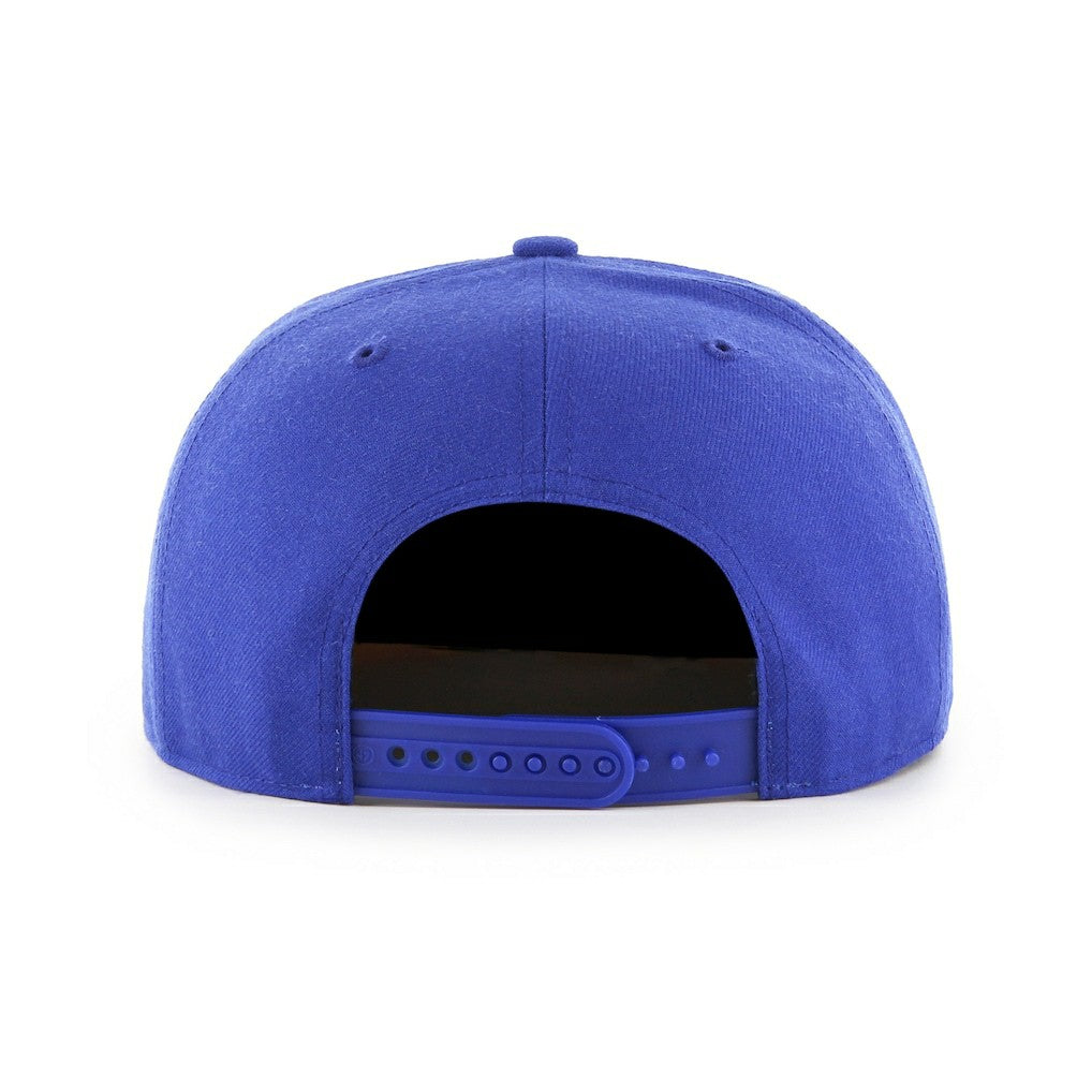 Philadelphia 76ers '47 High Post Captain Snapback Hat Royal | 47 brand for sale