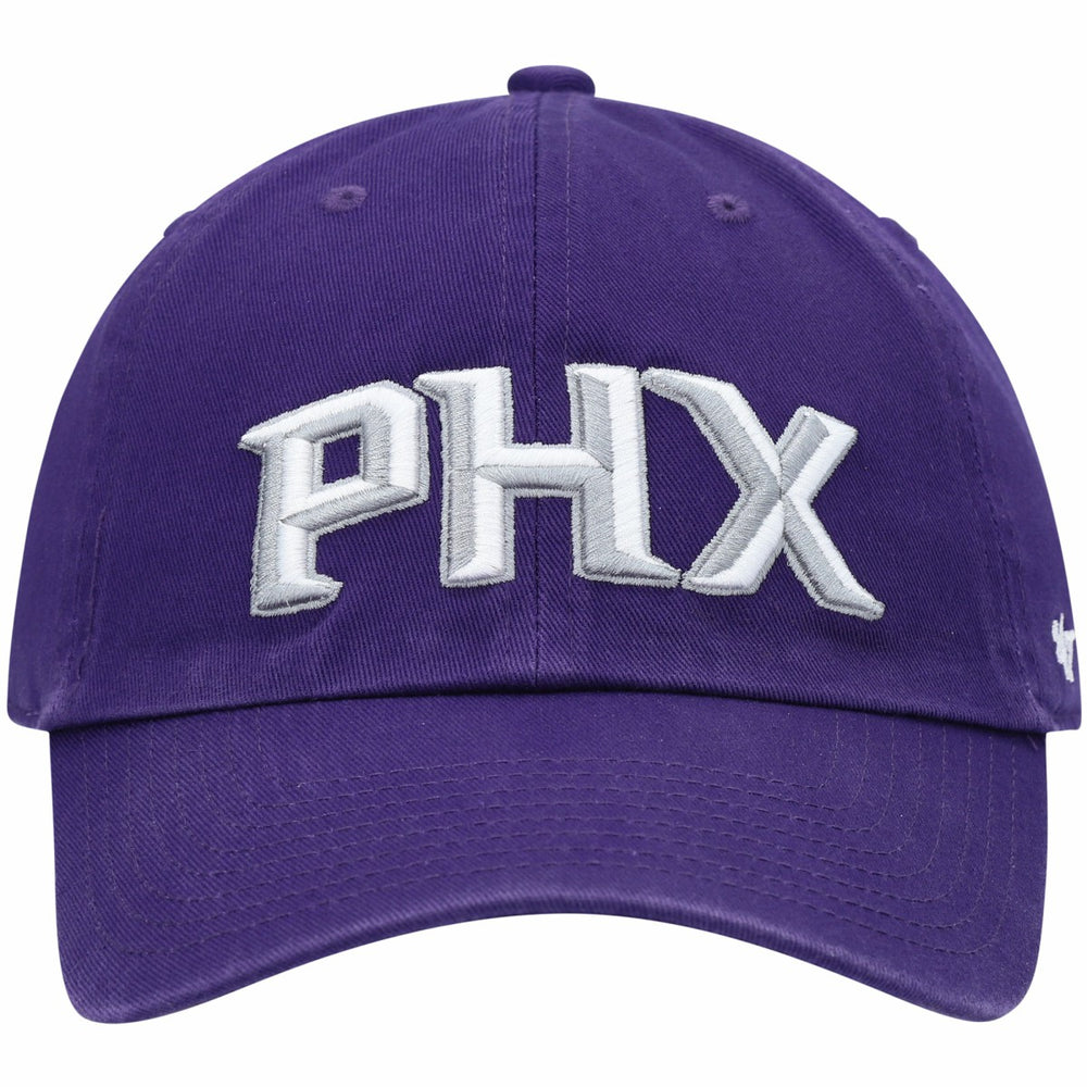 Phoenix Suns '47 Clean Up Wordmark Adjustable Hat Purple | 47 brand for sale