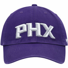 Phoenix Suns '47 Clean Up Wordmark Adjustable Hat Purple | 47 brand for sale