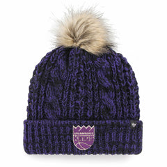 Sacramento Kings '47 Women's Meeko Cuffed Knit Hat with Pom Purple | 47 brand Near Me