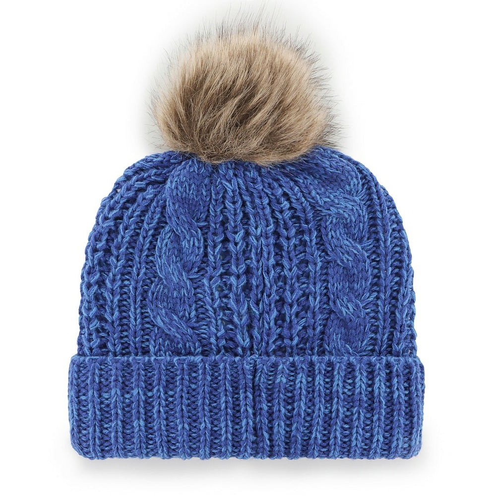 Detroit Pistons '47 Women's Meeko Cuffed Knit Hat with Pom for sale Royal | 47 brand discount