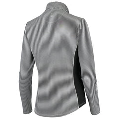 Cleveland Guardians Tommy Bahama Women's Aubrey Stripe Block IslandZone Half-Zip Jacket - Black - MLB Sale