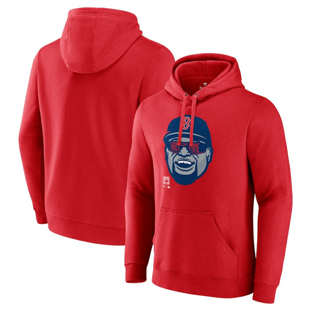 David Ortiz Boston Red Sox Fanatics Big Papi Portrait Fitted Pullover Hoodie - Red - Fanatics Online