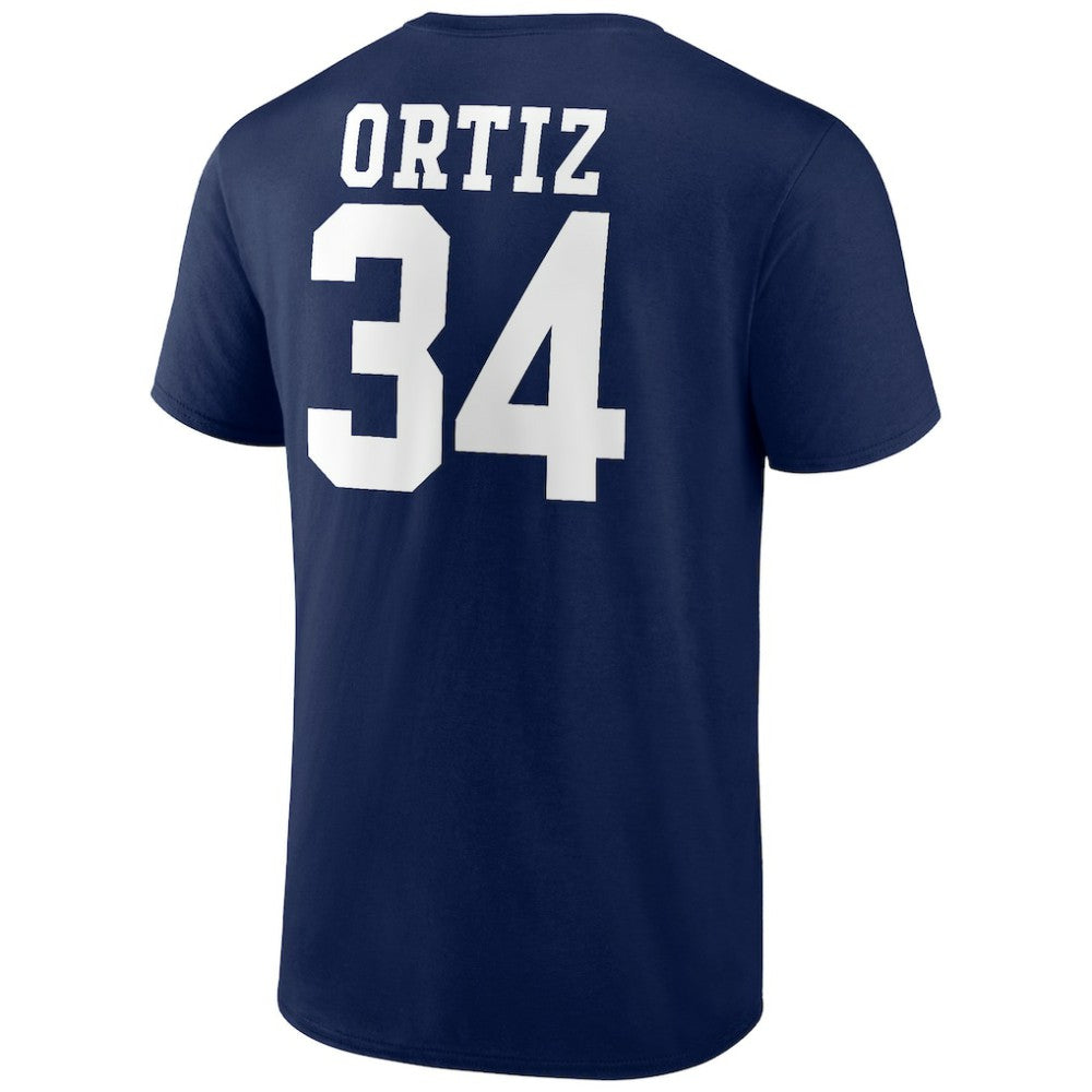 David Ortiz Boston Red Sox Fanatics Logo Graphic T-Shirt - Navy - Fanatics Sale