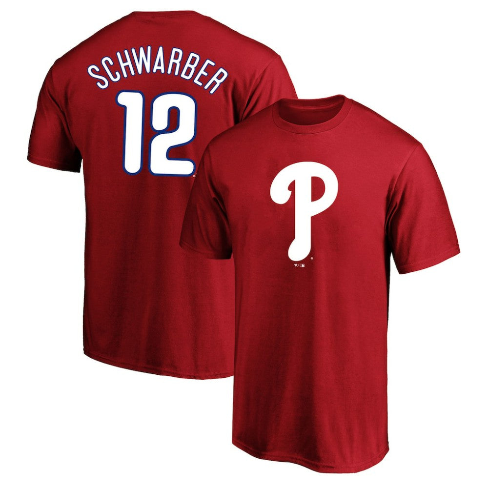 Kyle Schwarber Philadelphia Phillies Fanatics Big & Tall Name & Number T-Shirt - Red - Fanatics Online