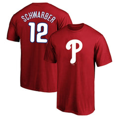 Kyle Schwarber Philadelphia Phillies Fanatics Big & Tall Name & Number T-Shirt - Red - Fanatics Online
