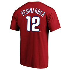 Kyle Schwarber Philadelphia Phillies Fanatics Big & Tall Name & Number T-Shirt - Red - Fanatics Online
