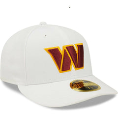 Washington Commanders New Era Omaha Low Profile 59FIFTY Fitted Hat White