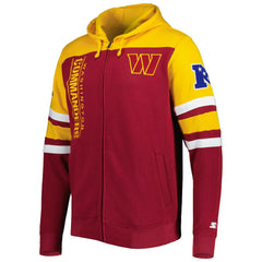 Washington Commanders Starter Extreme Full-Zip Hoodie Jacket Burgundy