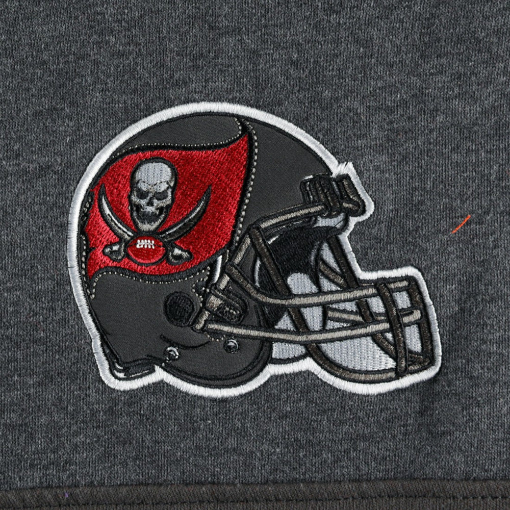 Tampa Bay Buccaneers Starter Extreme Pullover Hoodie Heather Charcoal/Red