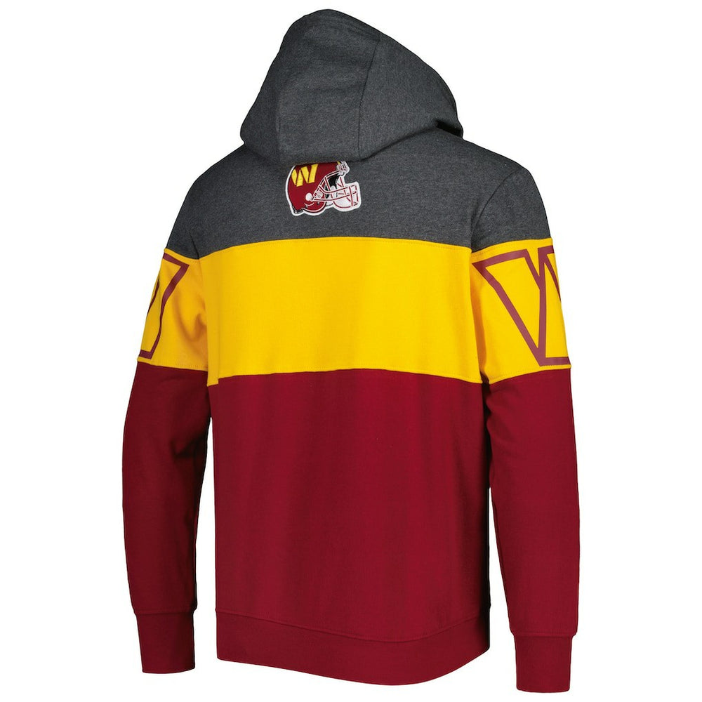 Washington Commanders Starter Extreme Pullover Hoodie Heather Charcoal/Burgundy