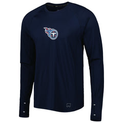 Tennessee Titans MSX by Michael Strahan Interval Long Sleeve Raglan T-Shirt Navy