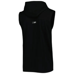 New Orleans Saints MSX by Michael Strahan Relay Sleeveless Pullover Hoodie Black
