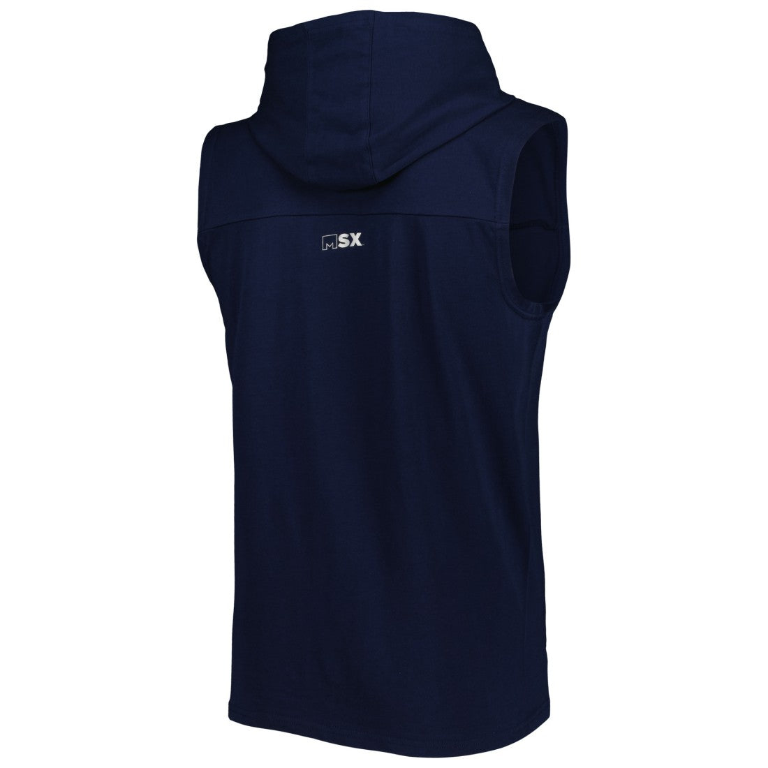 Tennessee Titans MSX by Michael Strahan Relay Sleeveless Pullover Hoodie Navy