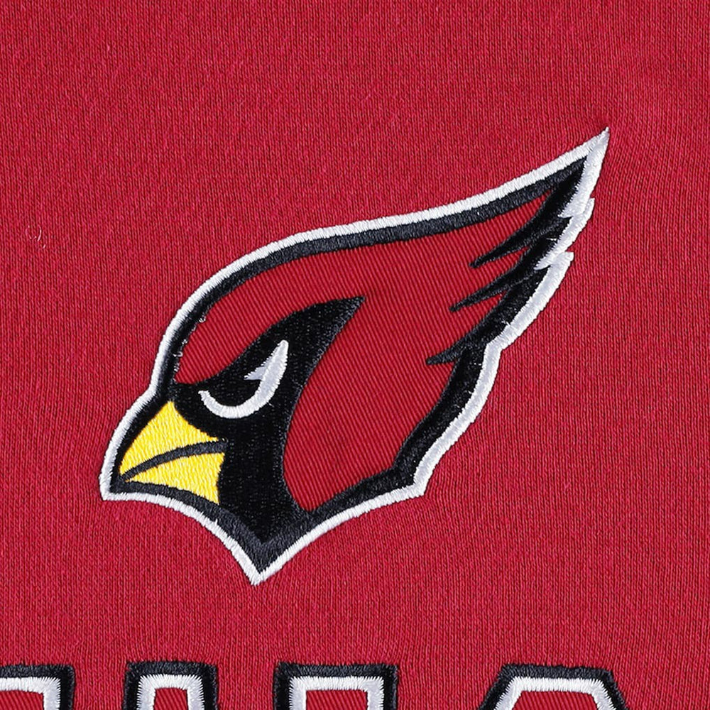 Arizona Cardinals Starter Draft Fleece Raglan Pullover Hoodie Cardinal