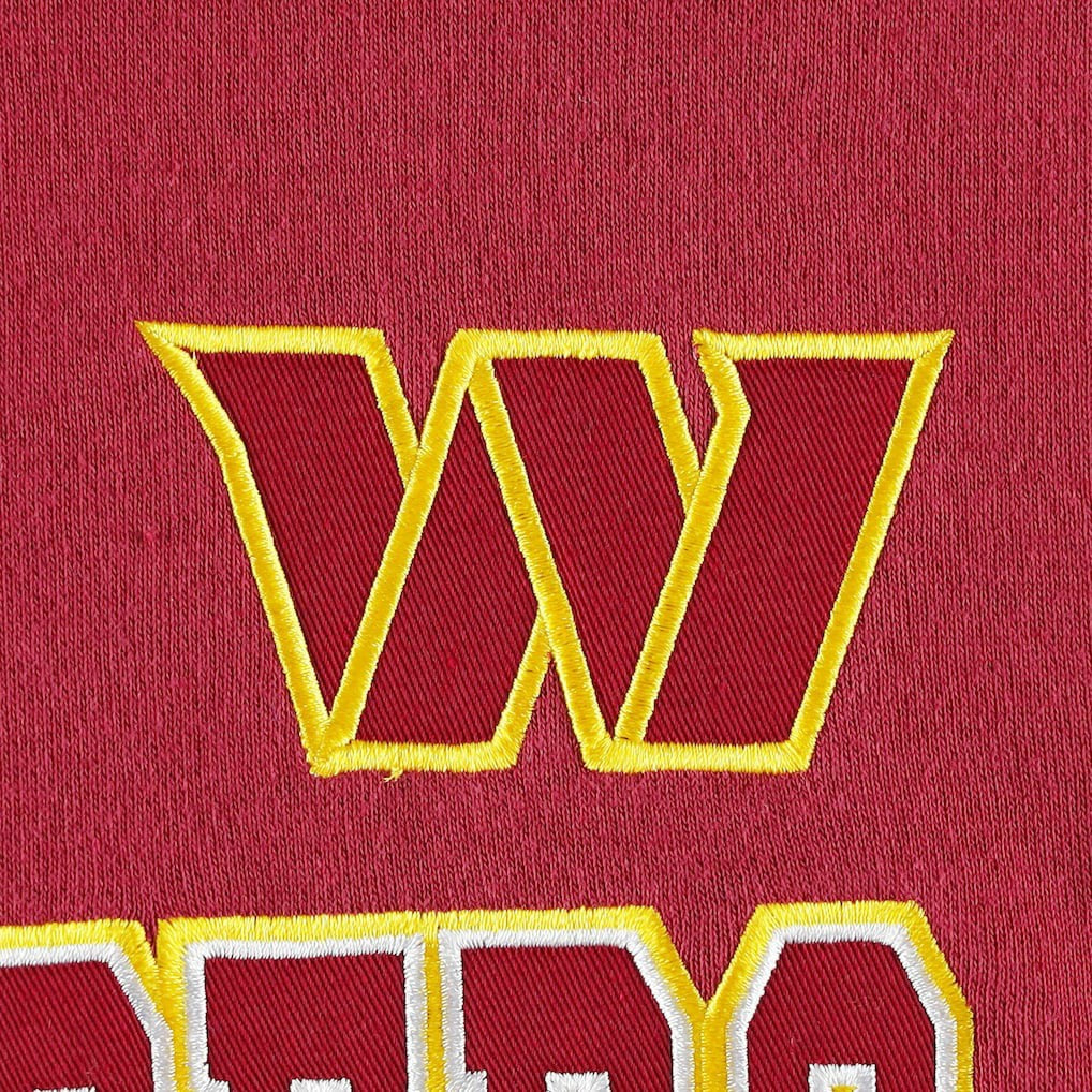 Washington Commanders Starter Draft Fleece Raglan Pullover Hoodie Burgundy