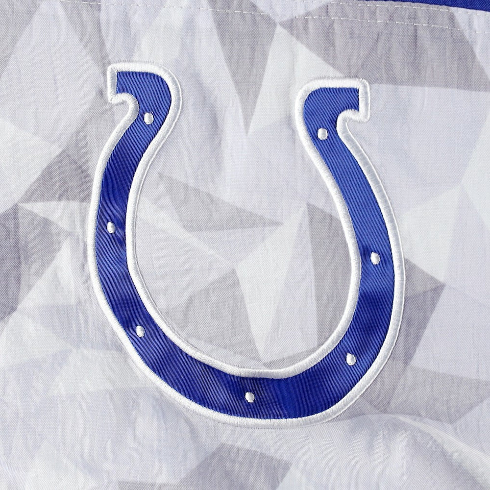 Indianapolis Colts Starter Thursday Night Gridiron Raglan Half-Zip Hooded Jacket White/Royal