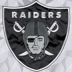 Las Vegas Raiders Starter Thursday Night Gridiron Raglan Half-Zip Hooded Jacket White/Black