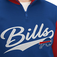 Buffalo Bills Tommy Hilfiger Aiden Quarter-Zip Sweatshirt Royal/Red