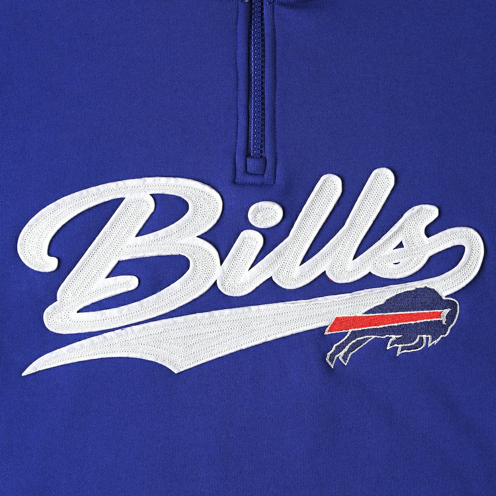Buffalo Bills Tommy Hilfiger Aiden Quarter-Zip Sweatshirt Royal/Red