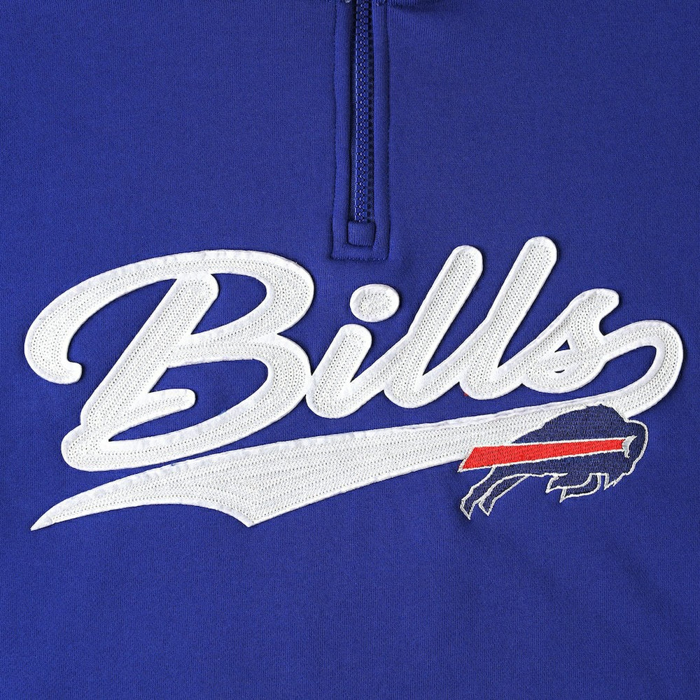 Buffalo Bills Tommy Hilfiger Aiden Quarter-Zip Sweatshirt Royal/Red