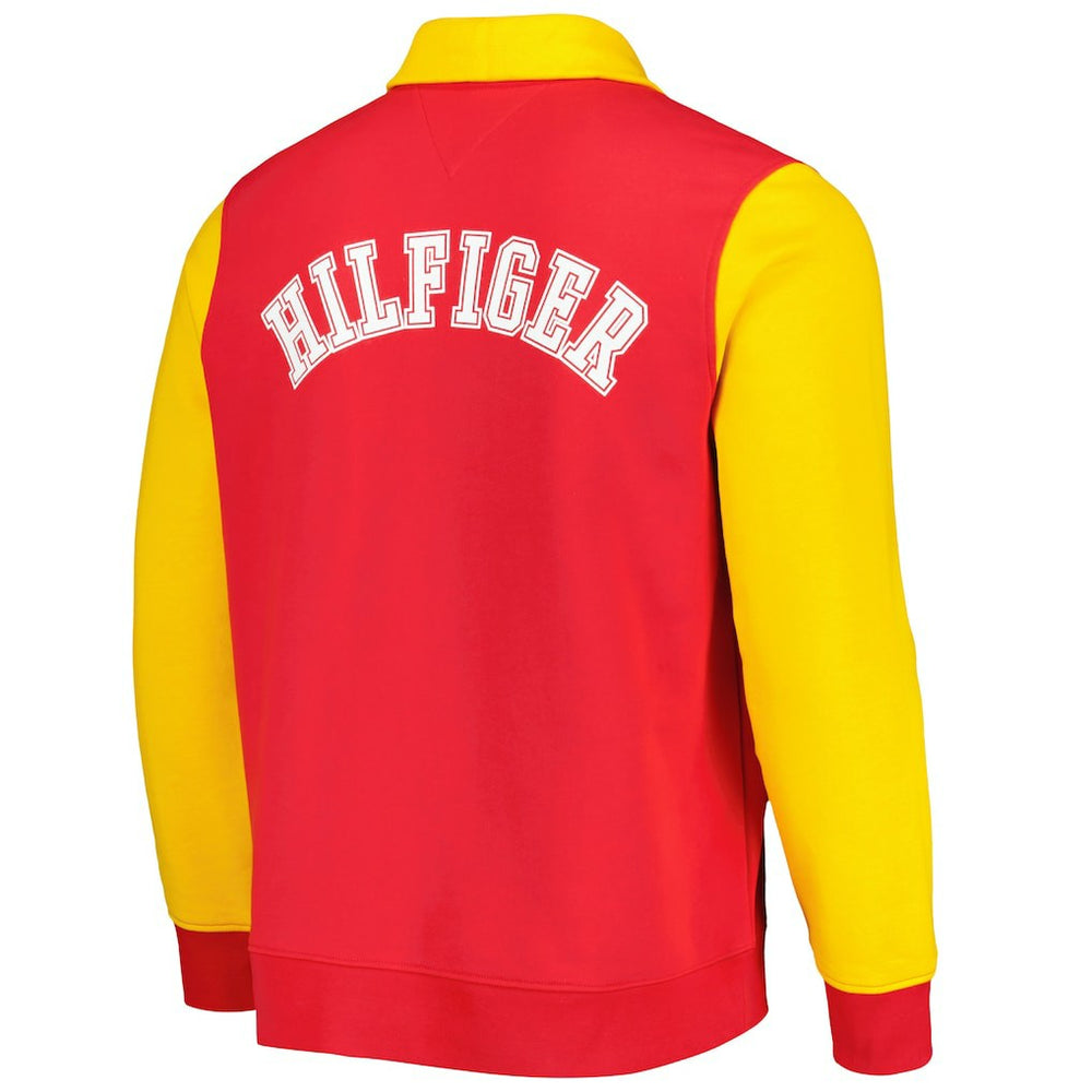 Kansas City Chiefs Tommy Hilfiger Aiden Quarter-Zip Sweatshirt Red/Gold