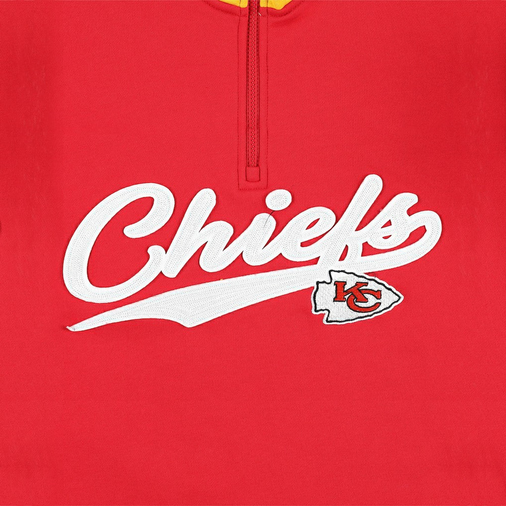 Kansas City Chiefs Tommy Hilfiger Aiden Quarter-Zip Sweatshirt Red/Gold