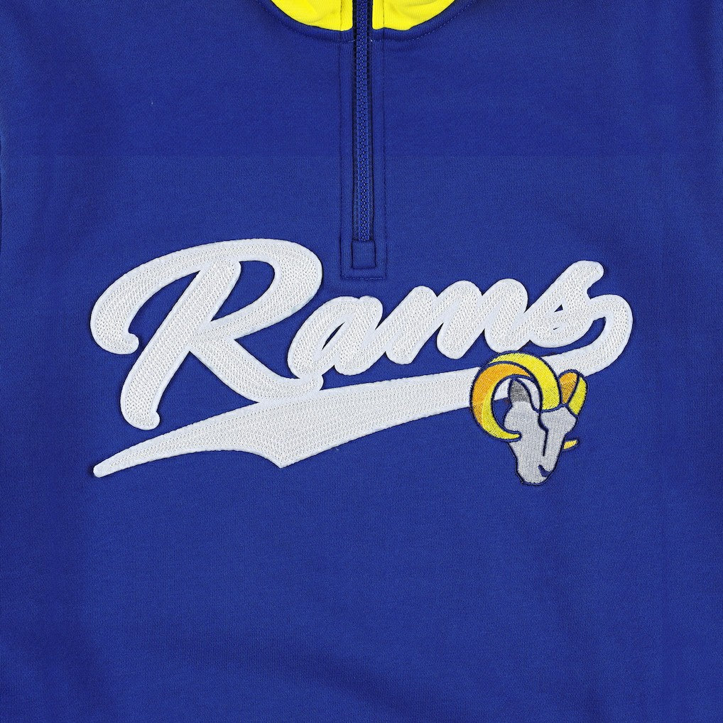 Los Angeles Rams Tommy Hilfiger Aiden Quarter-Zip Sweatshirt Royal/Gold