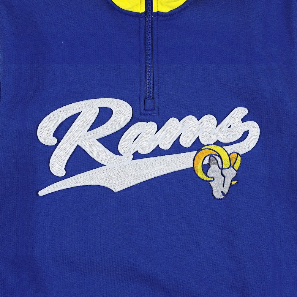 Los Angeles Rams Tommy Hilfiger Aiden Quarter-Zip Sweatshirt Royal/Gold