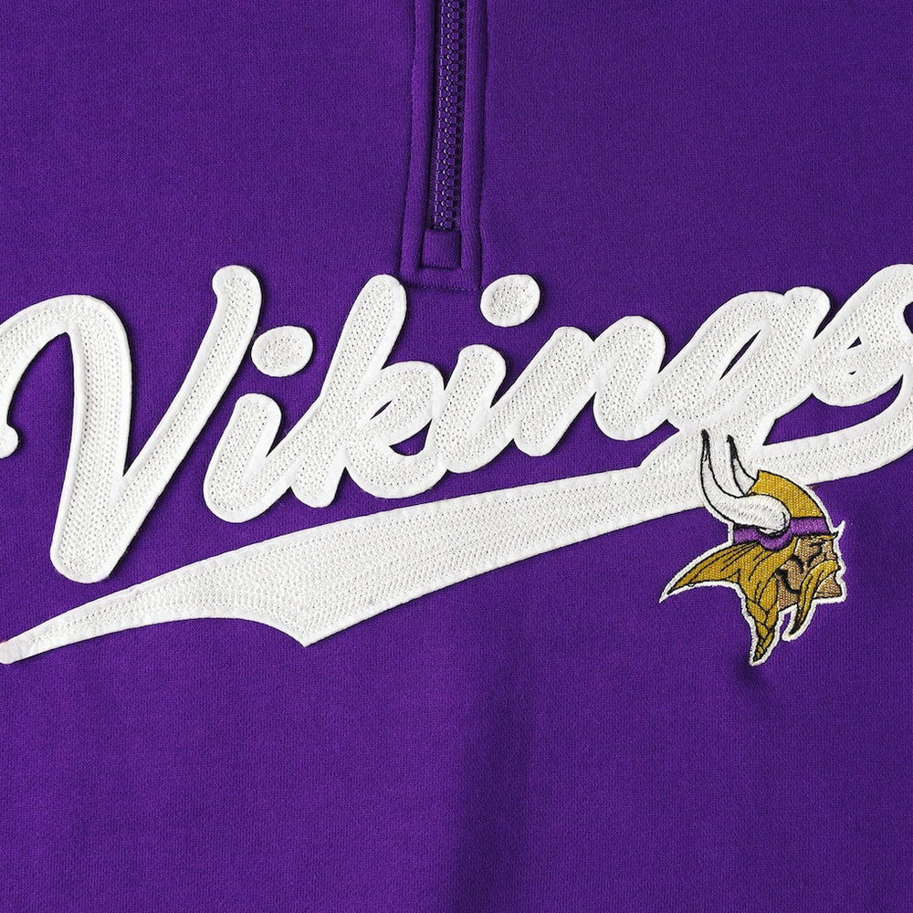 Minnesota Vikings Tommy Hilfiger Aiden Quarter-Zip Sweatshirt Purple/Gold