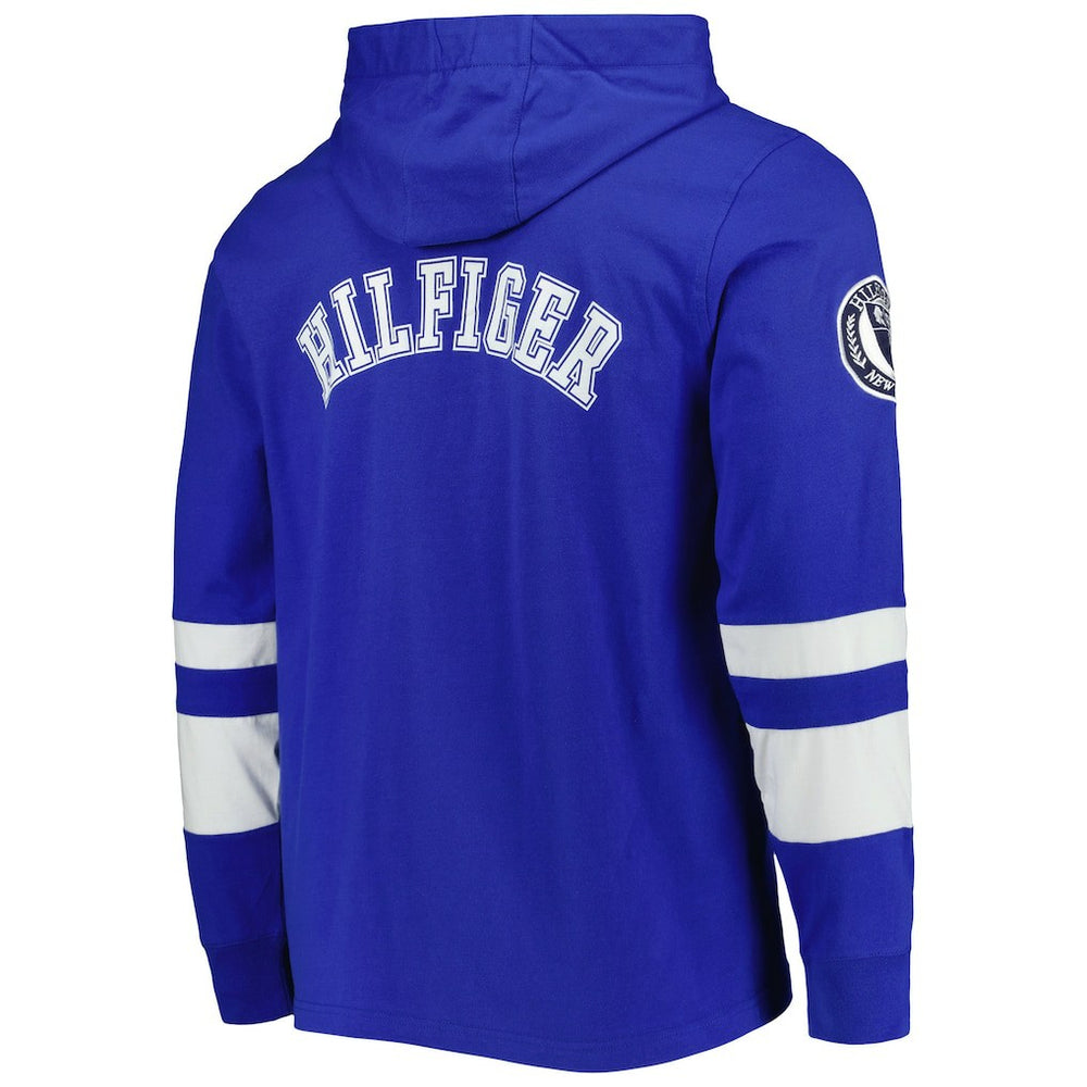 Indianapolis Colts Tommy Hilfiger Alex Long Sleeve Hoodie T-Shirt Royal/White