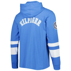 Los Angeles Chargers Tommy Hilfiger Alex Long Sleeve Hoodie T-Shirt Powder Blue/White