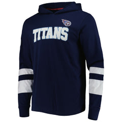 Tennessee Titans Tommy Hilfiger Alex Long Sleeve Hoodie T-Shirt Navy/White