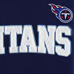 Tennessee Titans Tommy Hilfiger Alex Long Sleeve Hoodie T-Shirt Navy/White