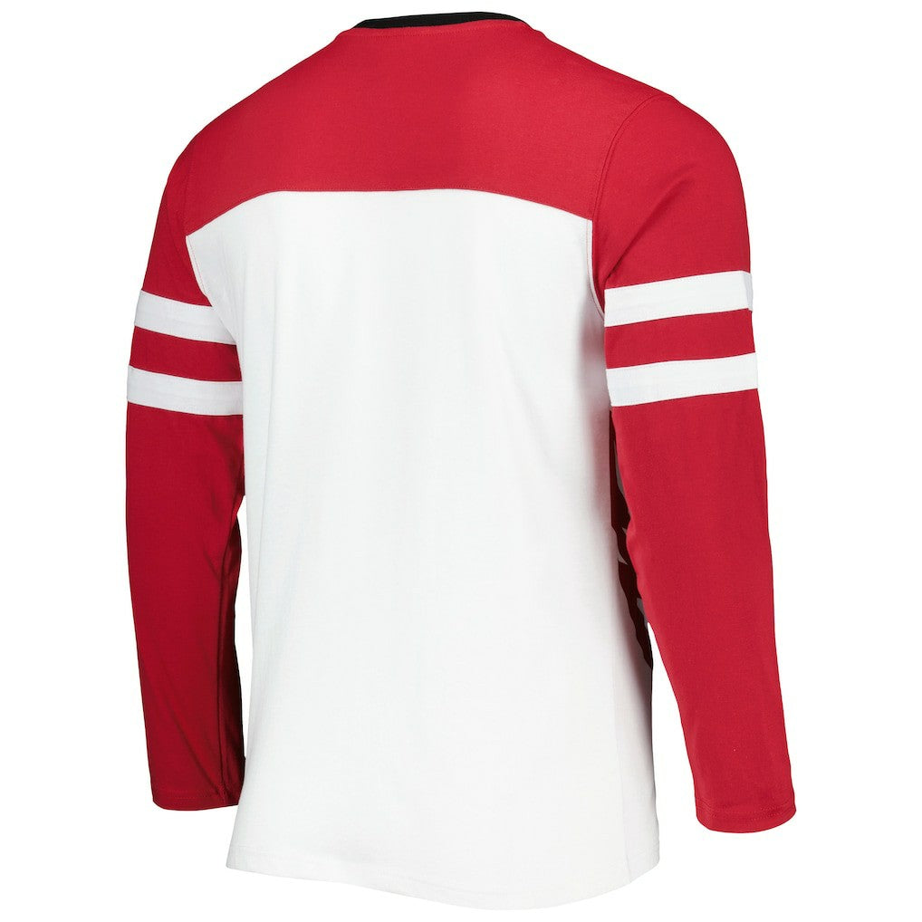 Arizona Cardinals Starter Halftime Long Sleeve T-Shirt Cardinal/White