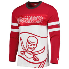 Tampa Bay Buccaneers Starter Halftime Long Sleeve T-Shirt Red/White