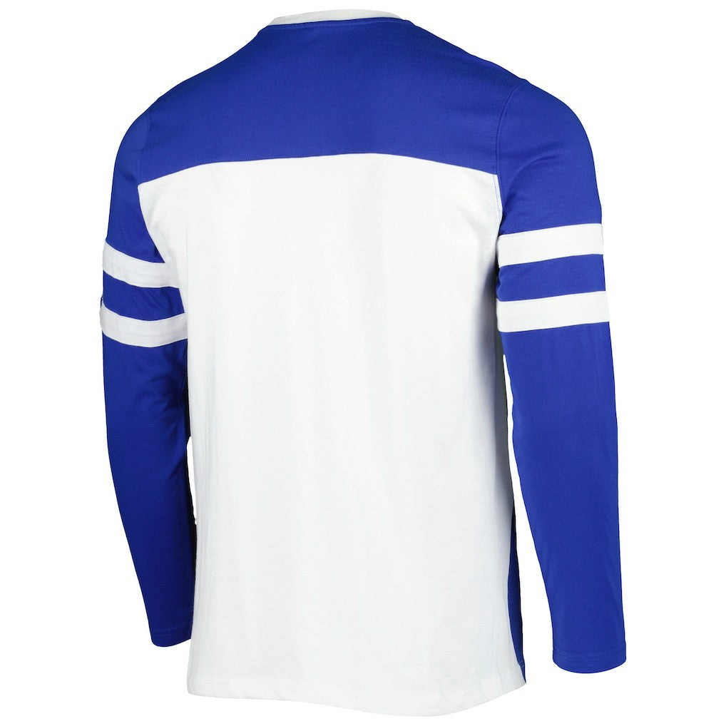 Indianapolis Colts Starter Halftime Long Sleeve T-Shirt Royal/White