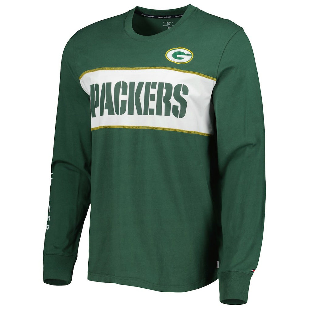Green Bay Packers Tommy Hilfiger Peter Team Long Sleeve T-Shirt Green