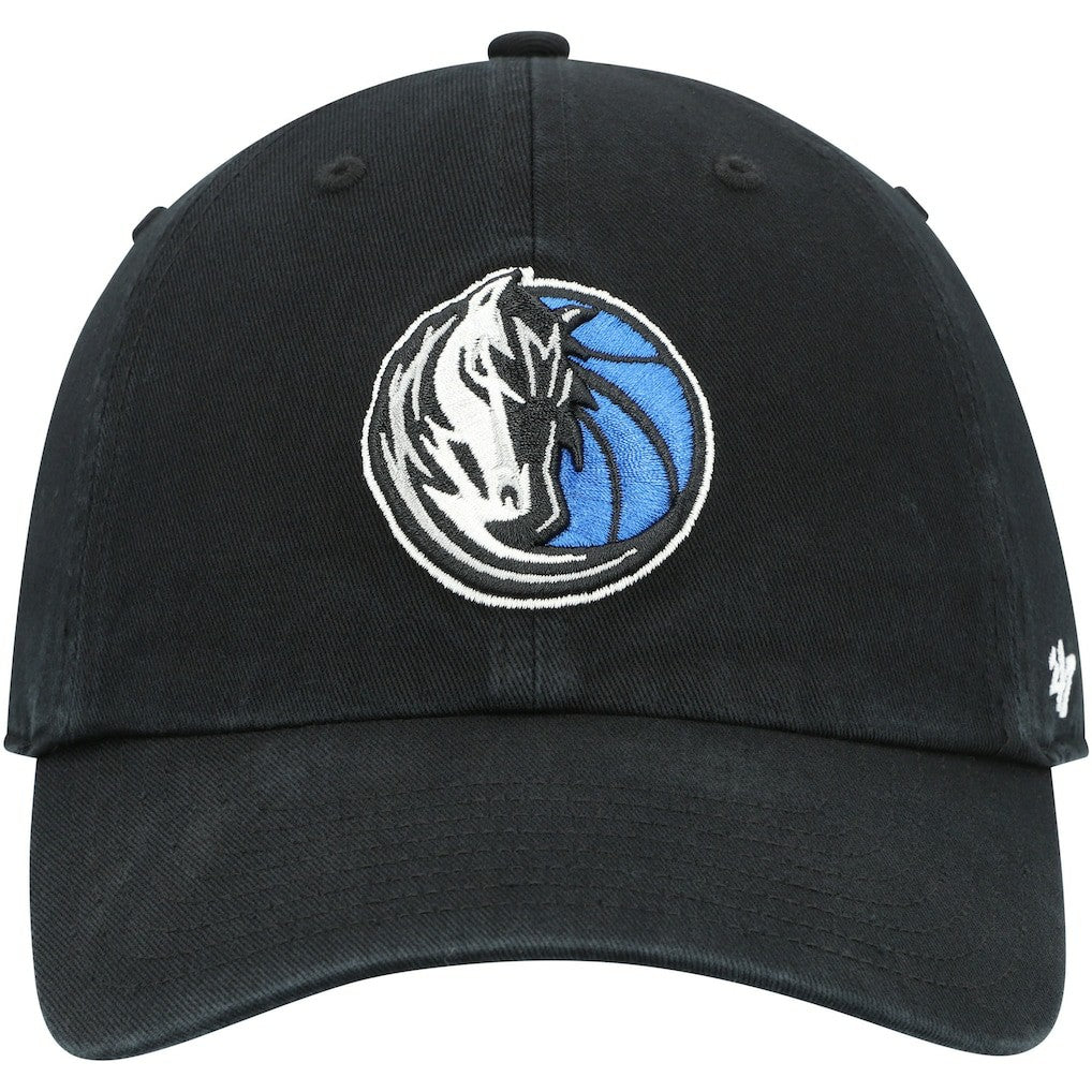 Dallas Mavericks '47 Core Logo Clean Up Adjustable Hat for sale Black | 47 brand outlet