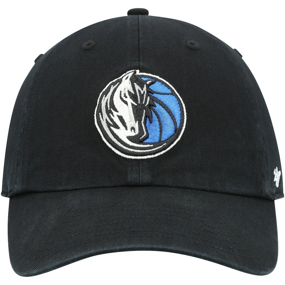 Dallas Mavericks '47 Core Logo Clean Up Adjustable Hat for sale Black | 47 brand outlet