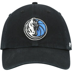 Dallas Mavericks '47 Core Logo Clean Up Adjustable Hat for sale Black | 47 brand outlet