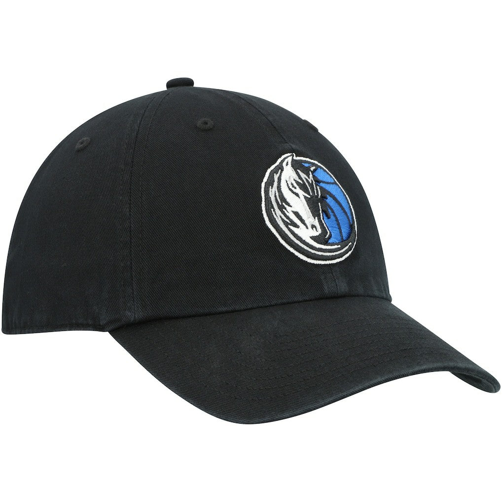 Dallas Mavericks '47 Core Logo Clean Up Adjustable Hat for sale Black | 47 brand outlet