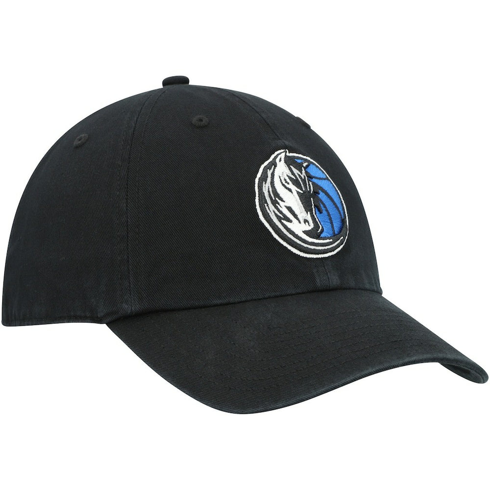 Dallas Mavericks '47 Core Logo Clean Up Adjustable Hat for sale Black | 47 brand outlet